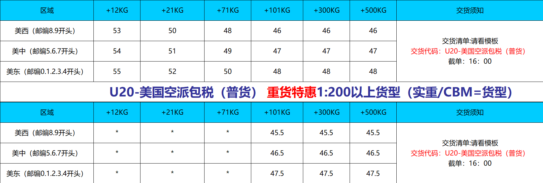 美國空派價(jià)格